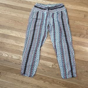 Xirena Printed Elastic Waist Pants Size XS